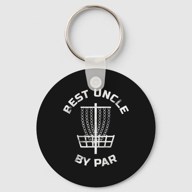 Chaveiro Presente de Disc Golf para Homens Melhor Tio By Pa (Frente)