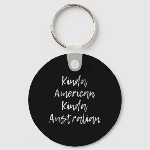 Chaveiro Presente de dupla cidadania australiana-americana