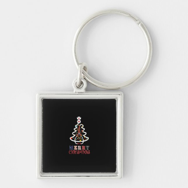 Chaveiro Presente de Enfermeira | Feliz Natal (Frente)