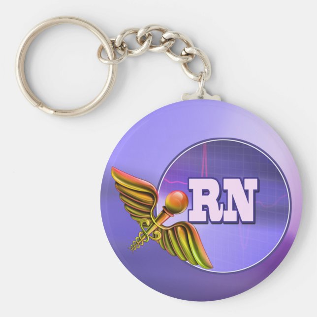 Chaveiro Presente de Enfermeira Registrada (Frente)