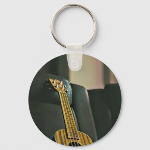 Chaveiro presente de guitarra de baixo acústico