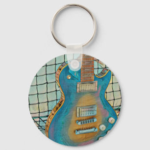 Chaveiro Presente de guitarrista acústico