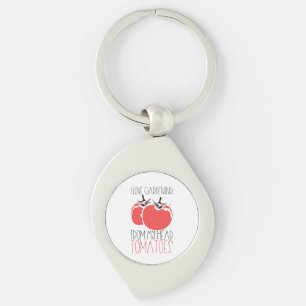 Chaveiro Presente de jardinagem de tomate