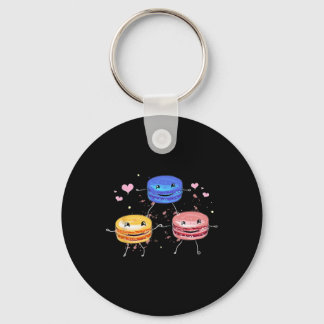 Chaveiro Presente de Macaroon de Cheerleading Fofo e Delici