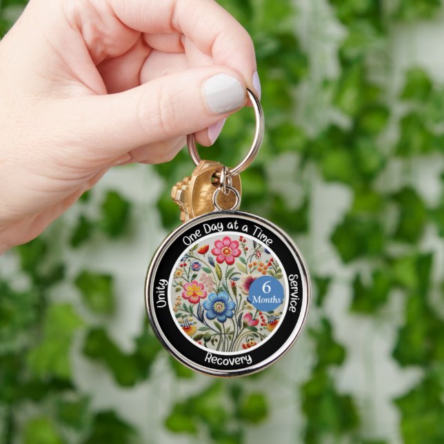 Chaveiro Presente de Marco de Recuperação Personalizado - F (Mão)