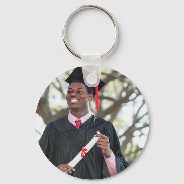 Chaveiro Presente de Memória Personalizado de Foto de Forma (Frente)