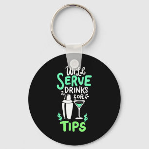 Chaveiro Presente de Natal Barman Servirá Drinks por Gorj