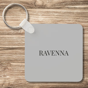 Chaveiro Presente de Nome Serif Luxuoso Personalizado Greig