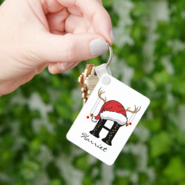 Chaveiro Presente de Pingente de Natal Personalizado com Al