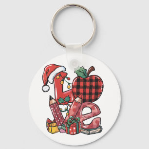 Chaveiro Presente de Professor   Feliz Natal Amor