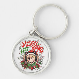 Chaveiro Presente de Pulseira de Natal de Anime Kawaii para