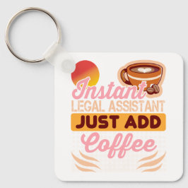 Chaveiro Presente de pulseiro de café para assistente juríd