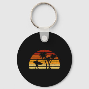 Chaveiro Presente de Surf ao Sol Vintage Para Surfistas E S