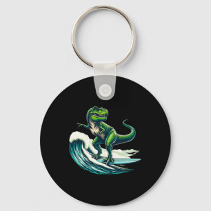 Chaveiro Presente de Surfista de Dinossauro T-rex para M