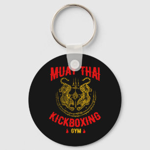 Chaveiro Presente de Treinamento de Muay Thai Kickboxing Ti