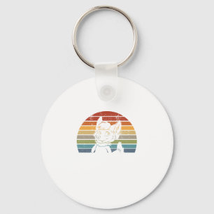 Chaveiro Presente De Vintage Retro Furry Fibras Fandom Furp