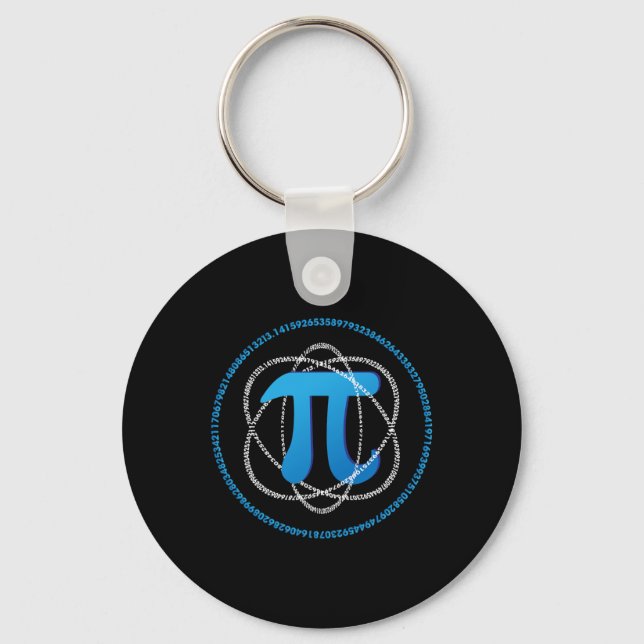 Chaveiro Presente do Atom Pi Day Math Science (Frente)