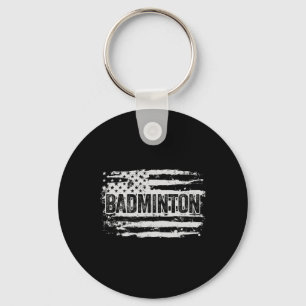 Chaveiro Presente do Jogador de Badminton