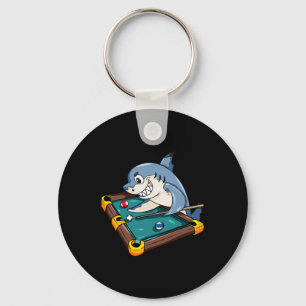Chaveiro Presente do jogador de Piscina de tubarão Billiard