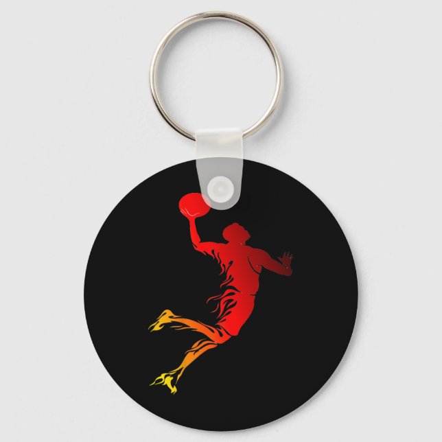 Chaveiro Presente do Jogador Sketll Flame Dunk Flame Sketll (Frente)
