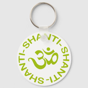 Chaveiro Presente do OM Shanti Shanti Shanti