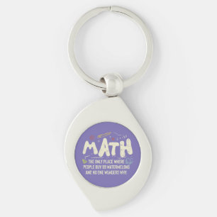 Chaveiro Presente do professor de matemática de matemática