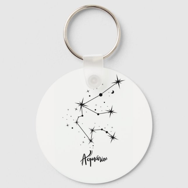 Chaveiro Presente do signo de Água - Astrologia de Água (Frente)