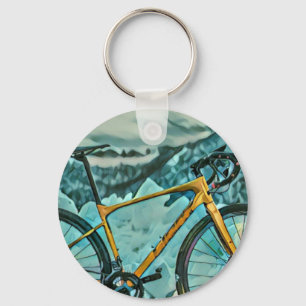 Chaveiro Presente do touro de bicicleta