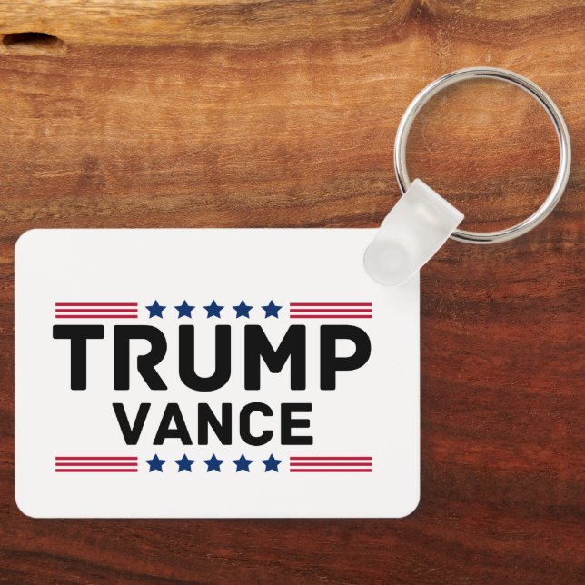 Chaveiro Presente eleitoral do Trump Vance 2024 Trump Suppo (Frente)