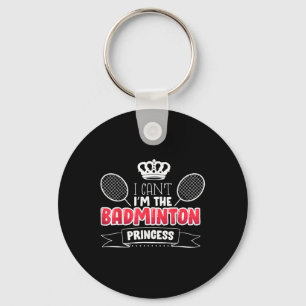 Chaveiro Presente Engraçado de Badminton para Jogador de Ba