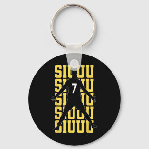 Chaveiro Presente engraçado de futebol Siuuuu para fã de am