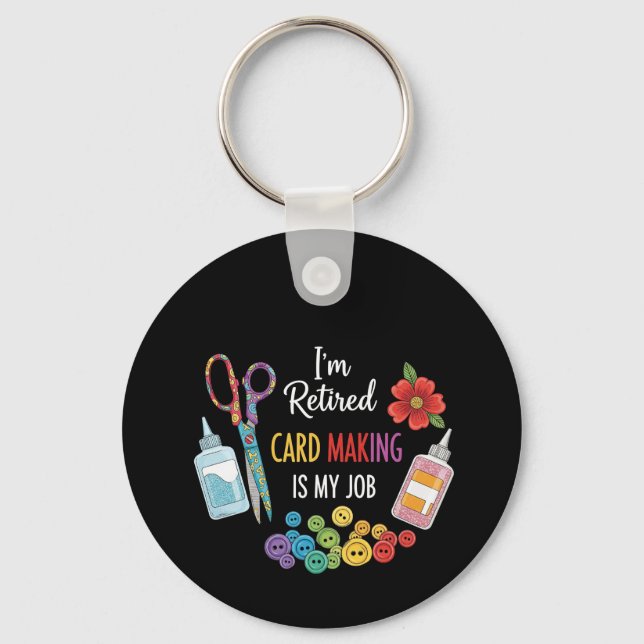 Chaveiro Presente Engraçado para Artesã Aposentada (Frente)