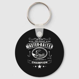 Chaveiro Presente engraçado para homens campeão de pesca me