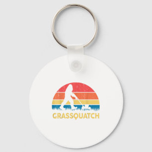 Chaveiro Presente engraçado para pai cortar grama Grquatch