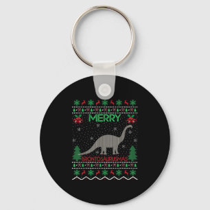 Chaveiro Presente Feio de Brontossauro Natal Alegre Brontos