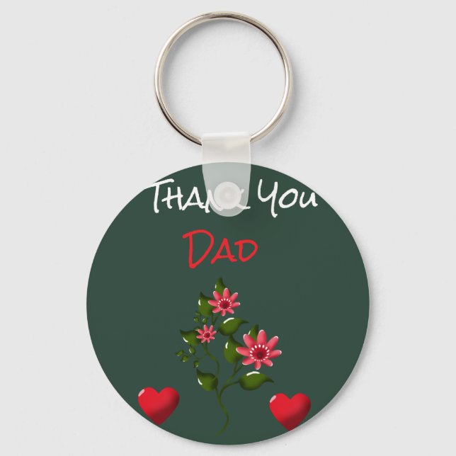 Chaveiro Presente floral personalizado e customizado (Frente)