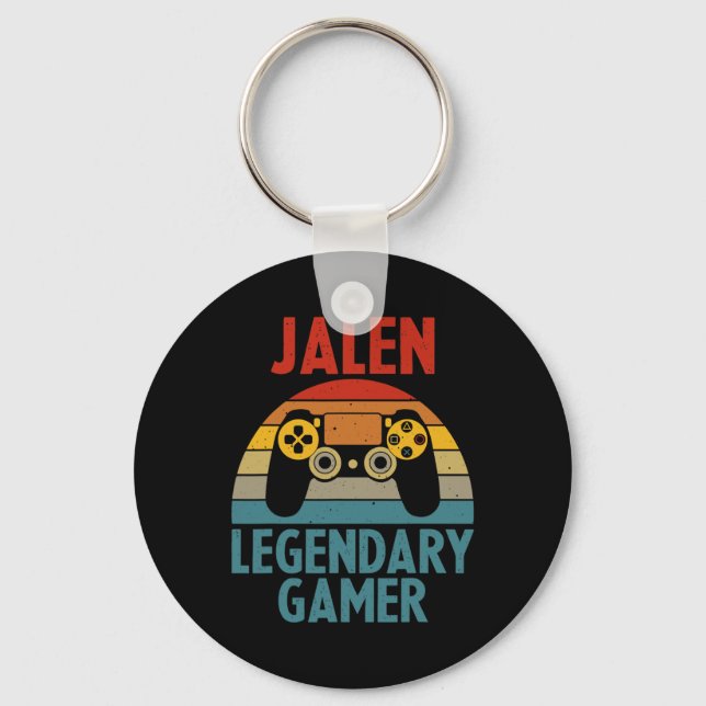Chaveiro Presente Jalen Nome Personalizado Engraçado Jogos  (Frente)
