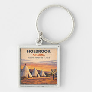 Chaveiro Presente Lembrança da Rota 66 Holbrook Arizona Via