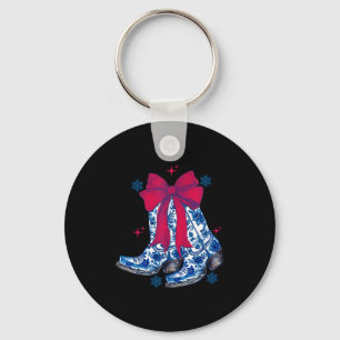 Chaveiro Presente Meia de Natal Cowgirl Engraçado Coquette