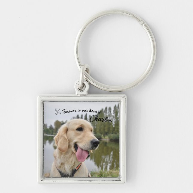 Chaveiro Presente Memorial Pet Photo Keepsaee (Frente)