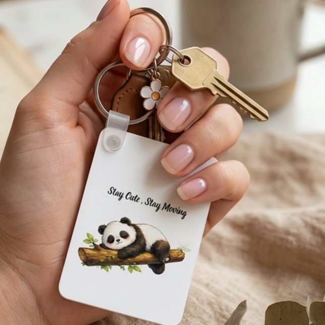 Chaveiro Presente Panda Estética Elegante – Fofo Minimalist (Criador carregado)