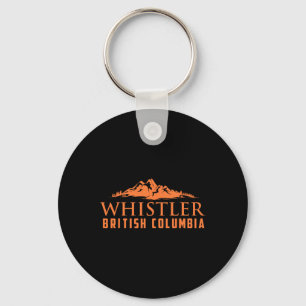 Chaveiro Presente para Amante de Esqui Whistler Columbia Br
