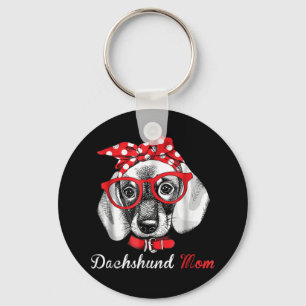 Chaveiro Presente para cães Dachshund Mãe Lovely