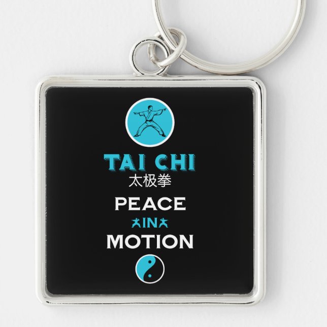 Chaveiro Presente para Praticante de Tai Chi (Frente)