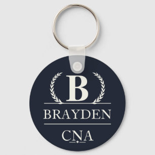 Chaveiro Presente Personalizado com Monograma para CNA
