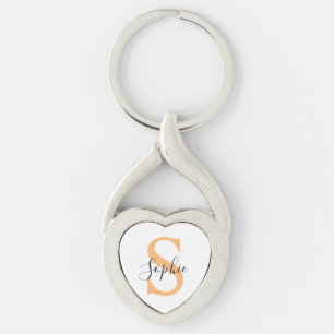 Chaveiro Presente Personalizado com Nome Script Elegante Cu
