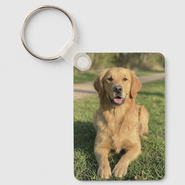 Chaveiro Presente Personalizado de 2 Fotos para Amantes de  (Frente)