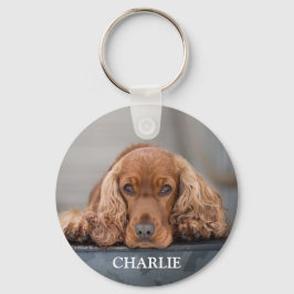 Chaveiro Presente Personalizado de Foto de Cachorro