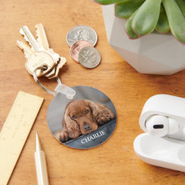 Chaveiro Presente Personalizado de Foto de Cachorro
