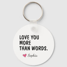 Chaveiro Presente Personalizado de Mãe Amor Você Mais Que P